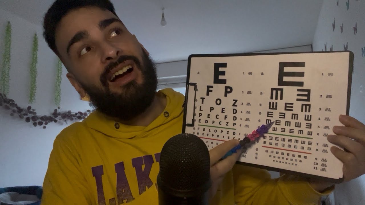 ASMR | FAST EXAMEN DES YEUX 👀 