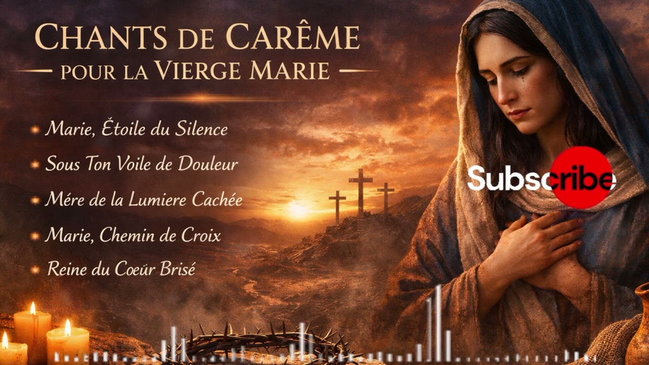 chant de carême pour marie | prié pour nous vierge marie 