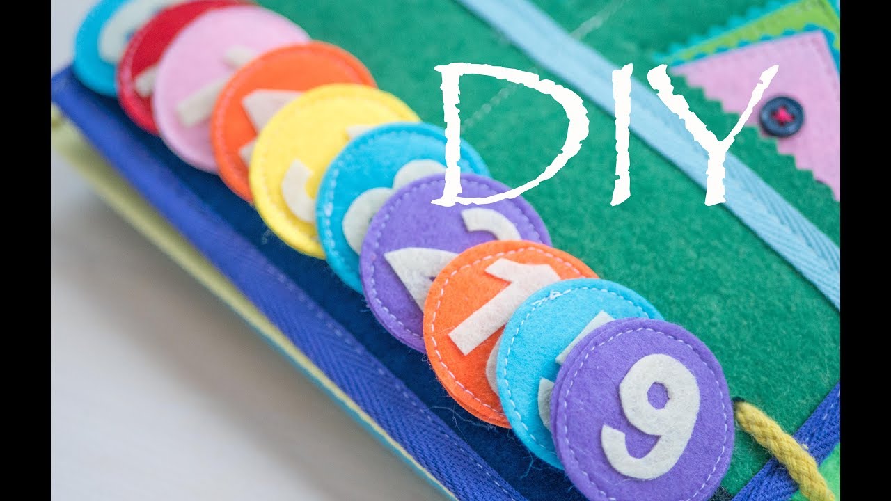 Book on mathematics from felt / Книга по математике из фетра / DIY Tsvoric