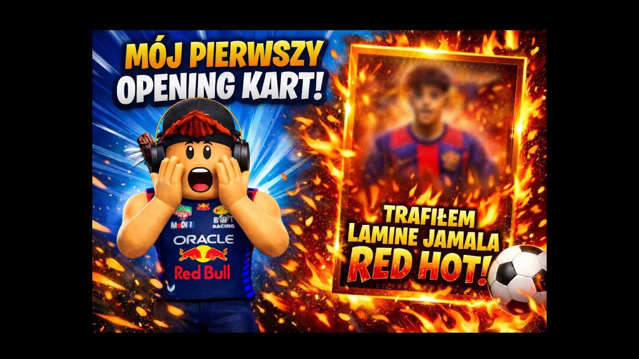 Mój pierwszy opening kart piłkarskich trafiłem lamine yamala red hot