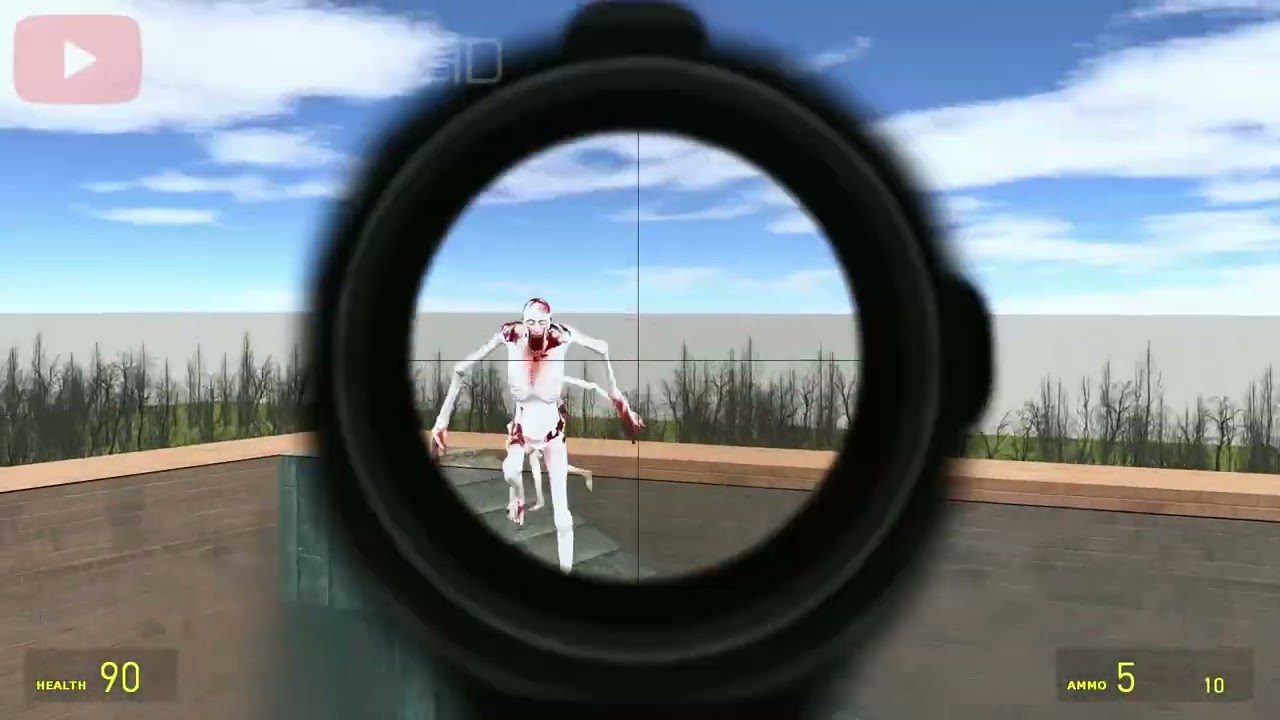 Funny scp 096 in maze Chase me - Garrys mod