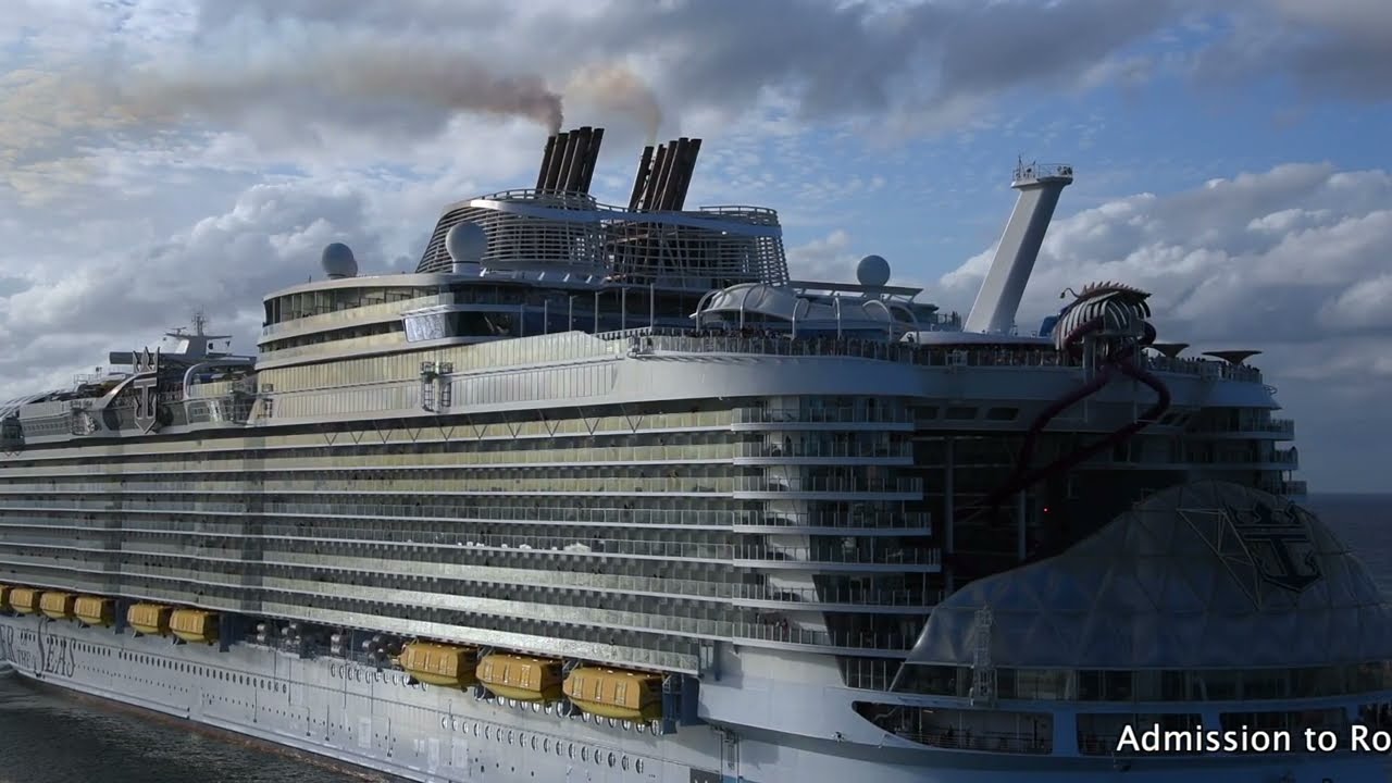 The Wonder of the Seas typically departs Nassau, Bahamas, around 4:00 PM 