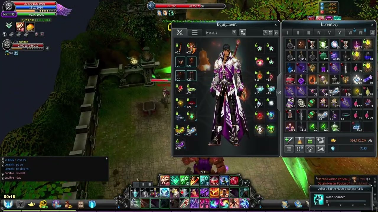 Cabal War Na tidog and his pets