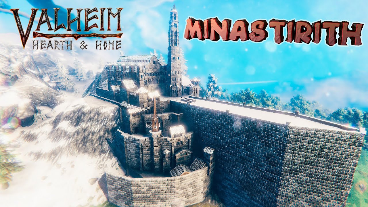 Valheim Минас Тирит обзор постройки Minas Tirith Lord of the Rings