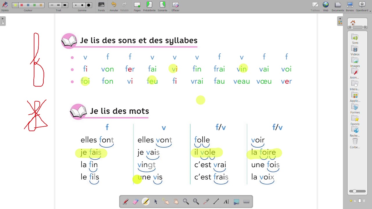 Je suis en CP - confusions de sons F / V