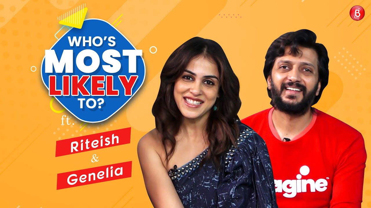 Riteish Deshmukh, Genelia Deshmukh’s HILARIOUS Who’s Most Likely To on using their kids for pranks