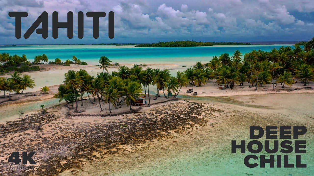 Tahitian Ocean Therapy 🌊 | Ambient Island Aerials and Soothing Blue for Relaxation for your TV