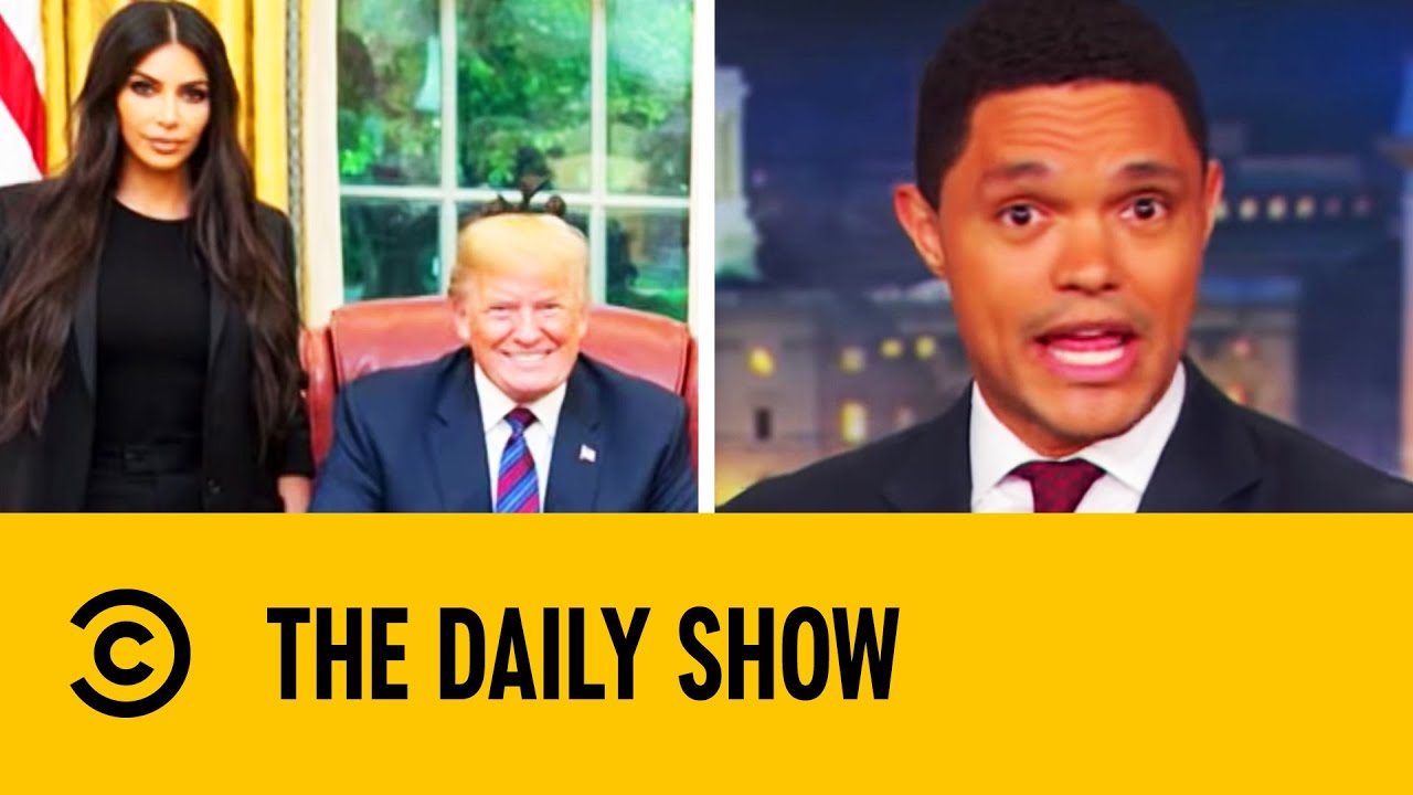 Kim Kardashian Meets Donald Trump At The Oval Office | The Daily Show With Trevor Noah