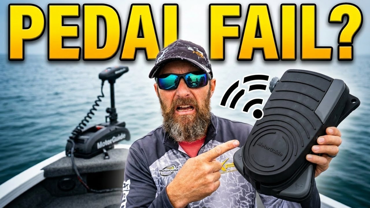 MotorGuide Wireless Foot Pedal - Connection Issue and Testing