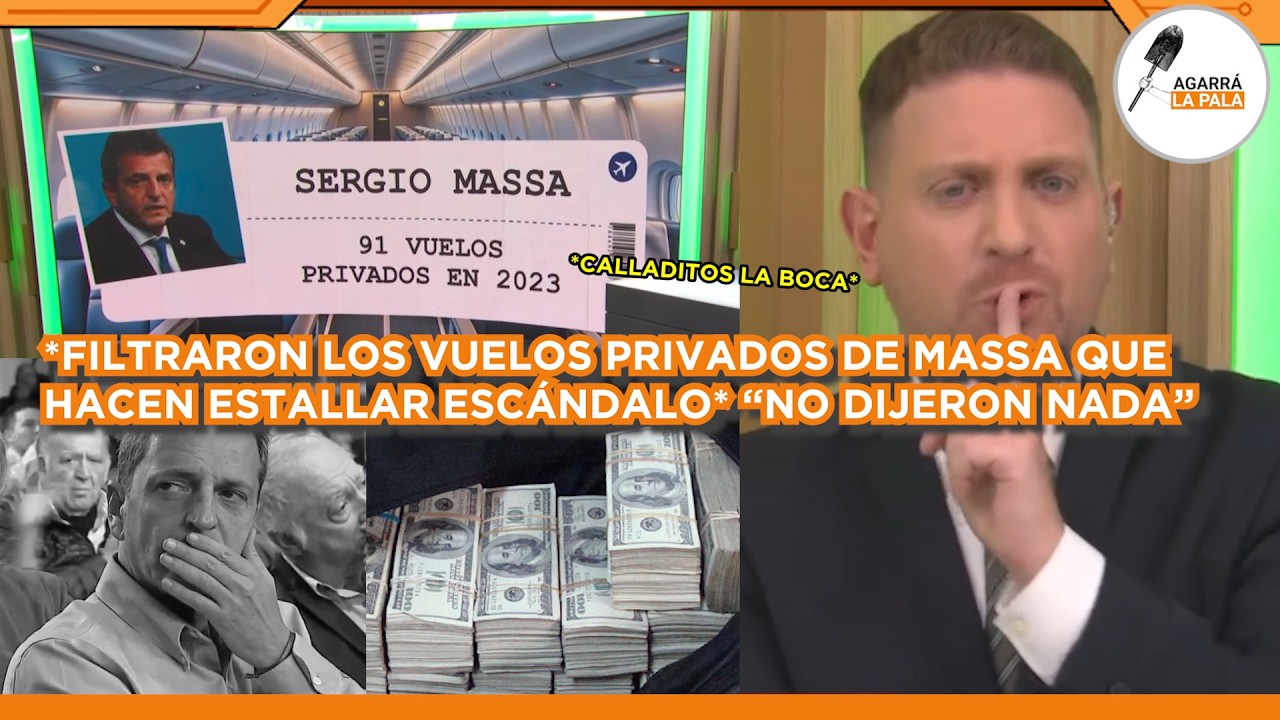 FILTRARON LOS VUELOS PRIVADOS DE MASSA QUE HACEN ESTALLAR TERRIBLE ESCÁNDALO: 