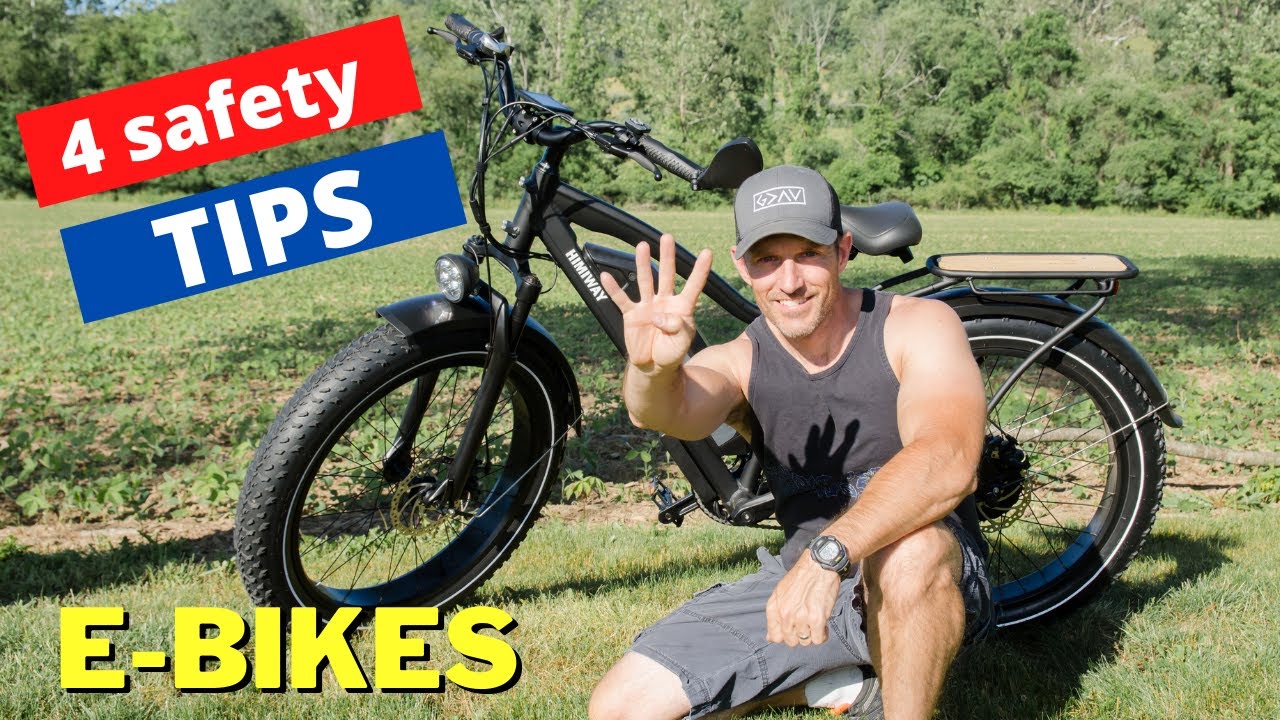 4 safety tips when riding an E bike