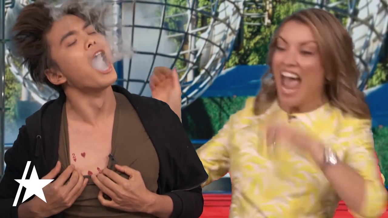'AGT' Winner Shin Lim Spooks Mario Lopez w/ Magic Trick