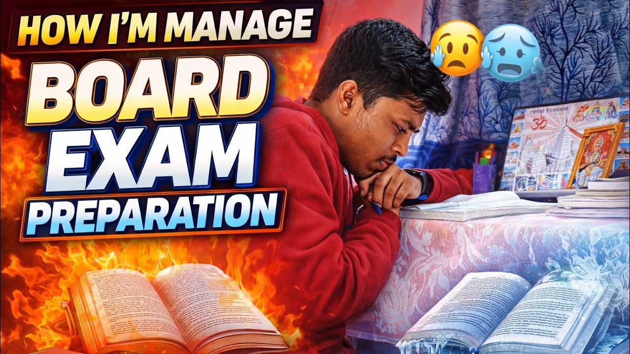 How I'm Manage 🥵 My BOARD Exam Preparation 🥶📚