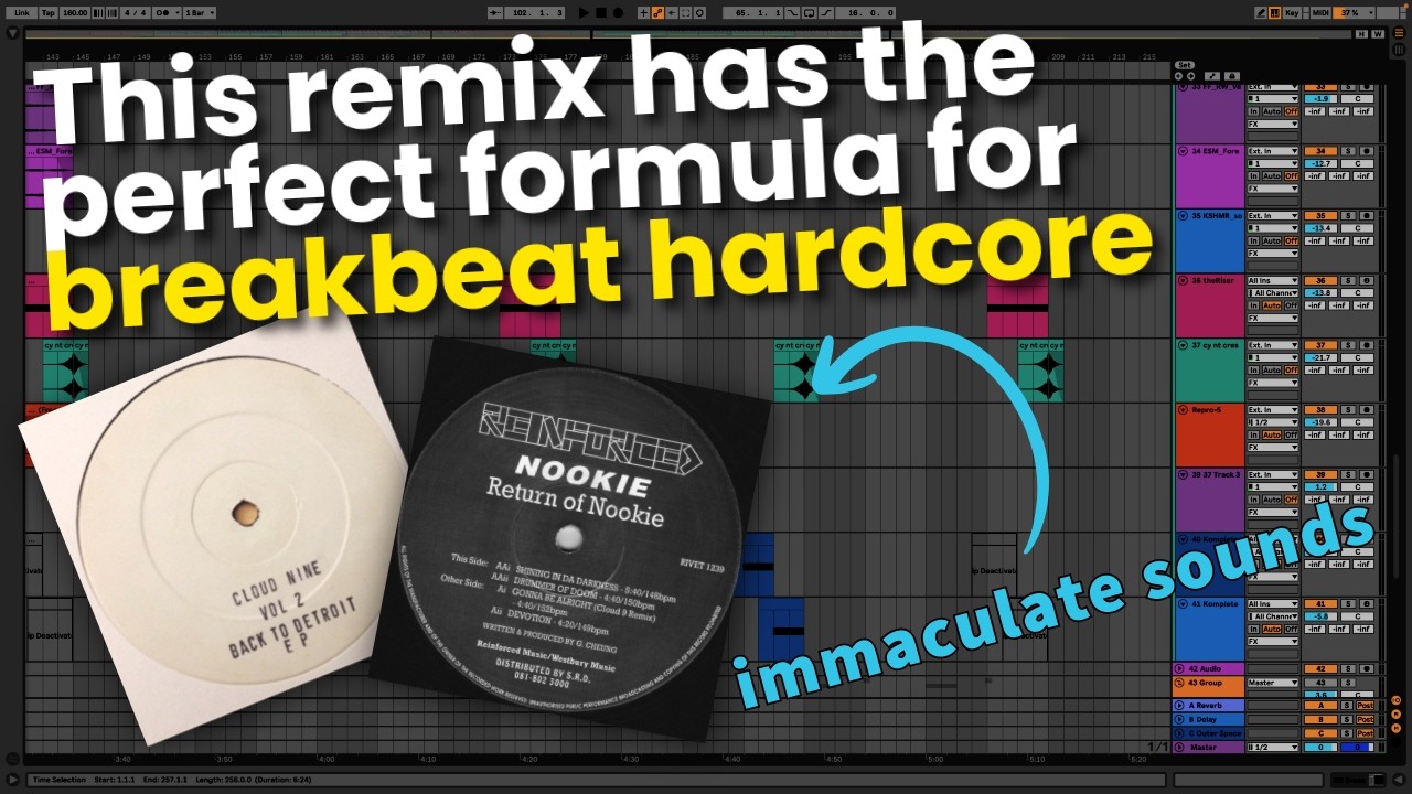 This remix has the perfect formula for breakbeat hardcore