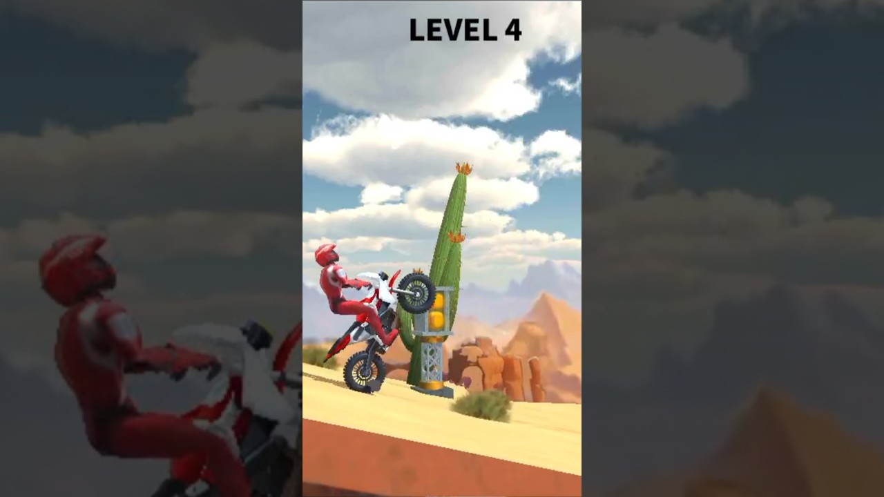 🔥 Level 4 Desert Challenge | Extreme Offroad Bike Game || Can You Beat Level 4? 🏍️🔥 prt-4