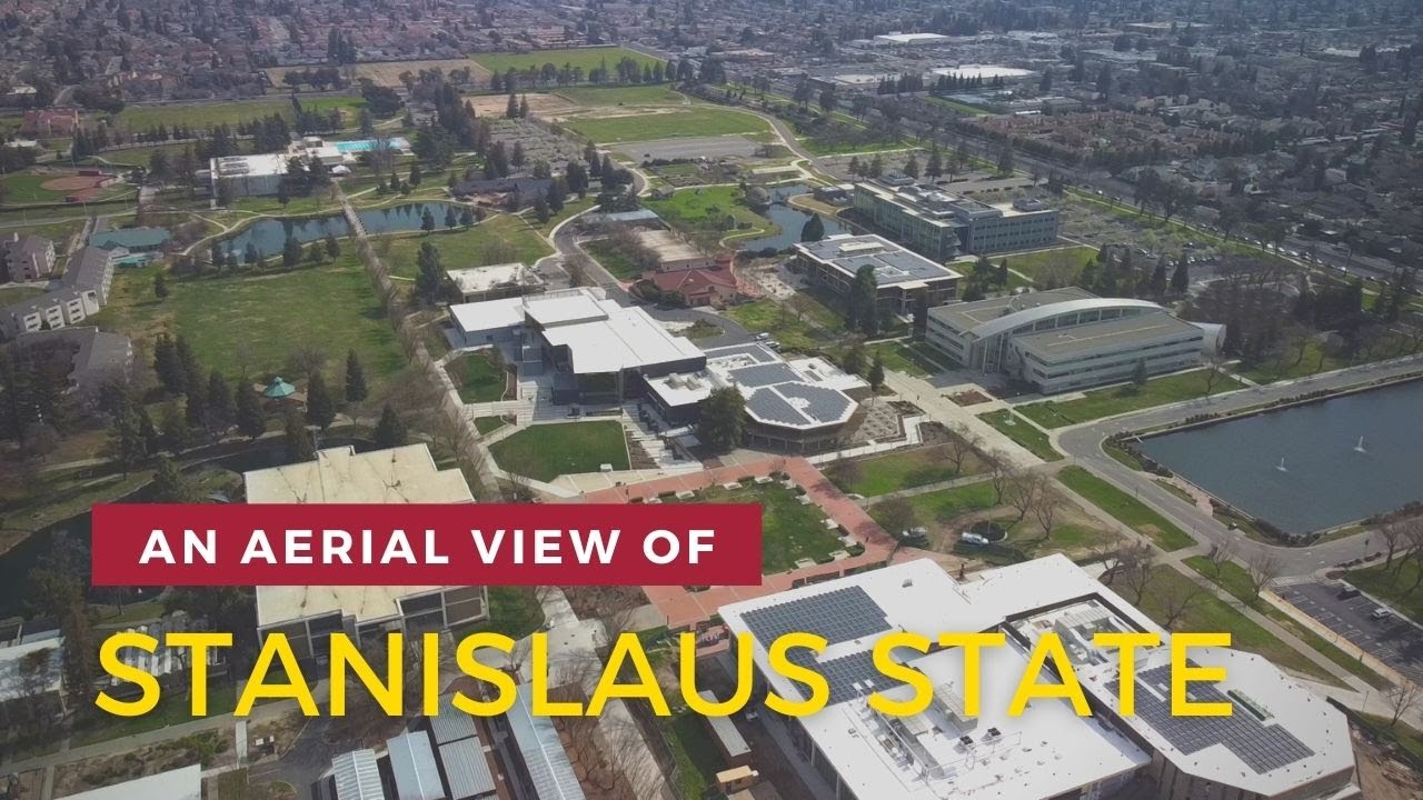 Stanislaus State University campus from the air