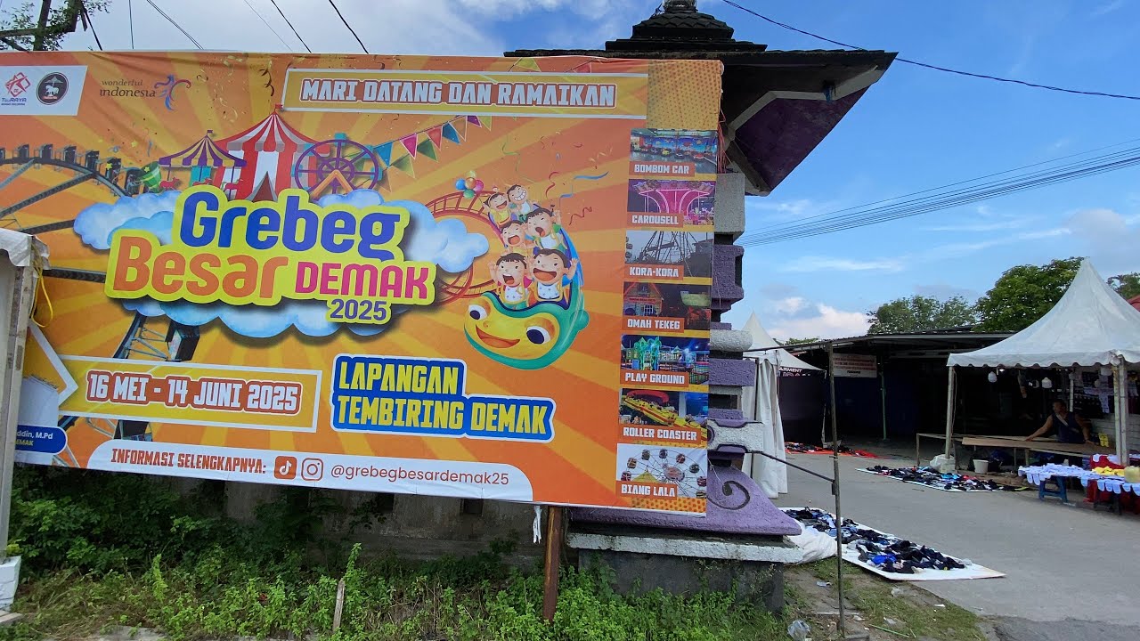 CEK LOKASI PERSIAPAN GREBEG BESAR DEMAK TEMBIRING 2025!