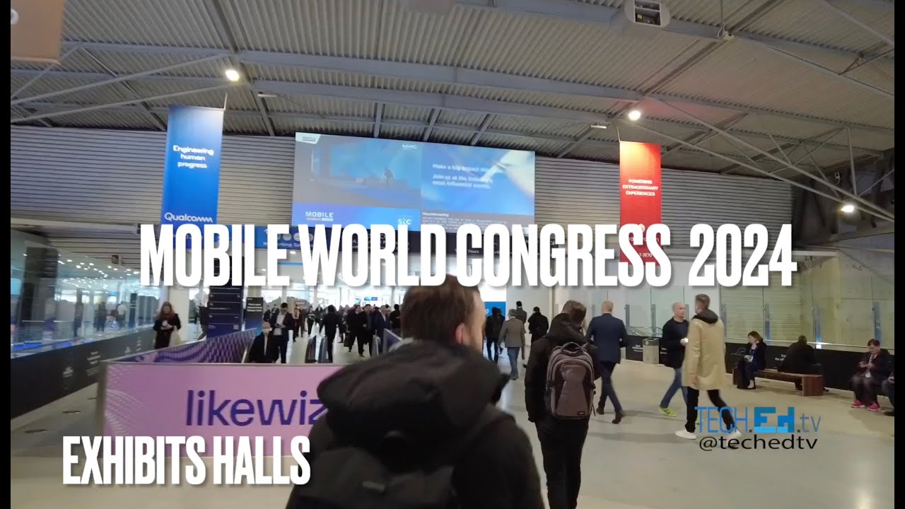 Walking Tour at FIRA Gran Via Barcelona during the Mobile World Congress 2024 - MWC 2024 - #mwc2024