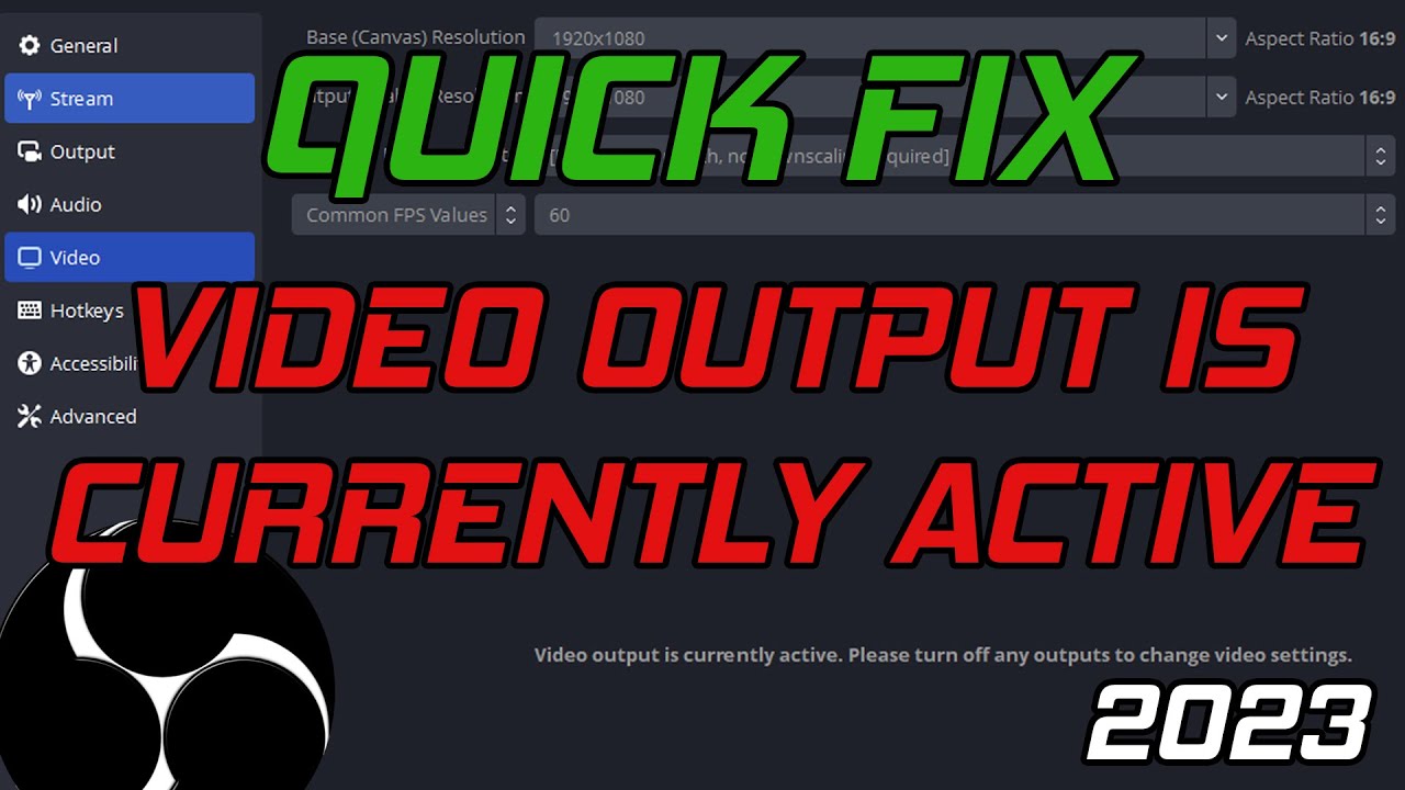Can't Change OBS Studio Settings? Fix the 