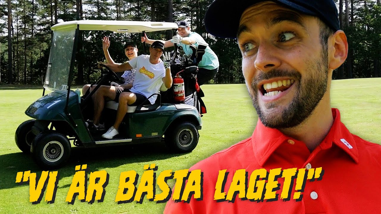 Vi mötte detta rövgäng på golfbanan! | Scramble på Sjöbo GK