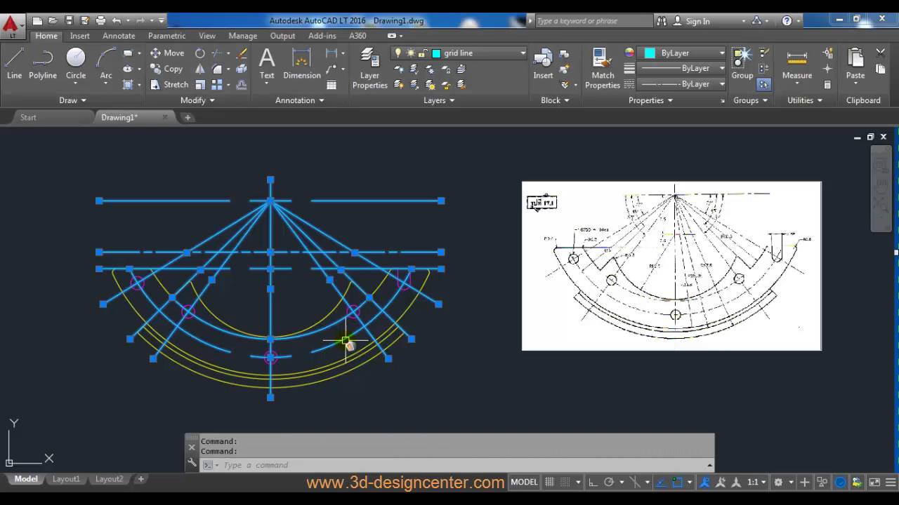 การทำเส้นปะใน AutoCAD (Dash Line) ให้สวยงาม และเหมาะสมตามต้องการ