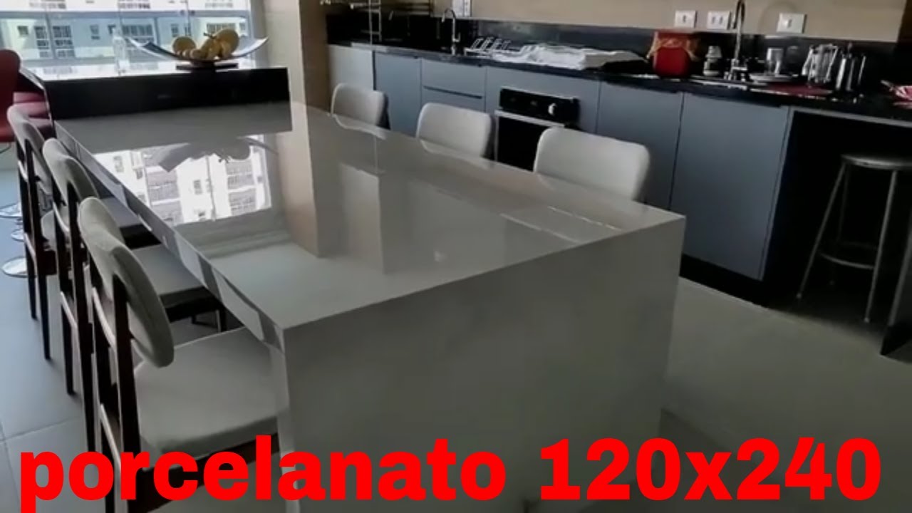 porcelanato bancada cozinha  mesa