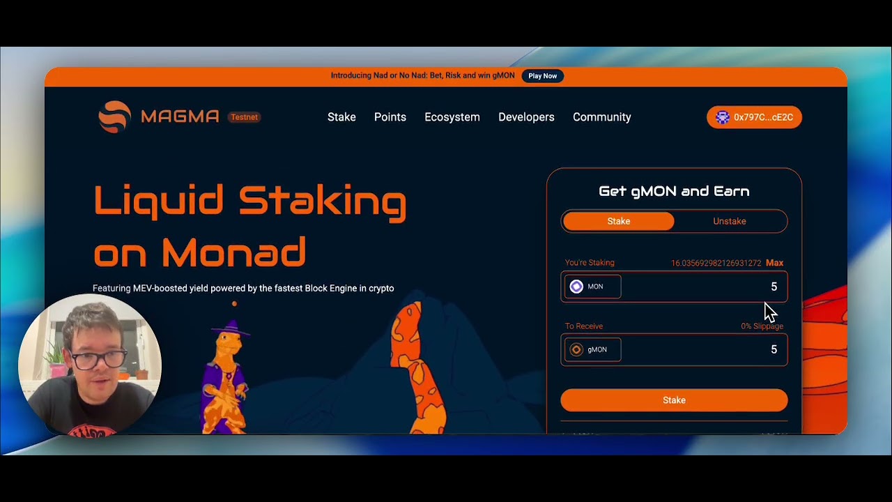 Another Liquid Staking Project building on Monad with potential Airdrop