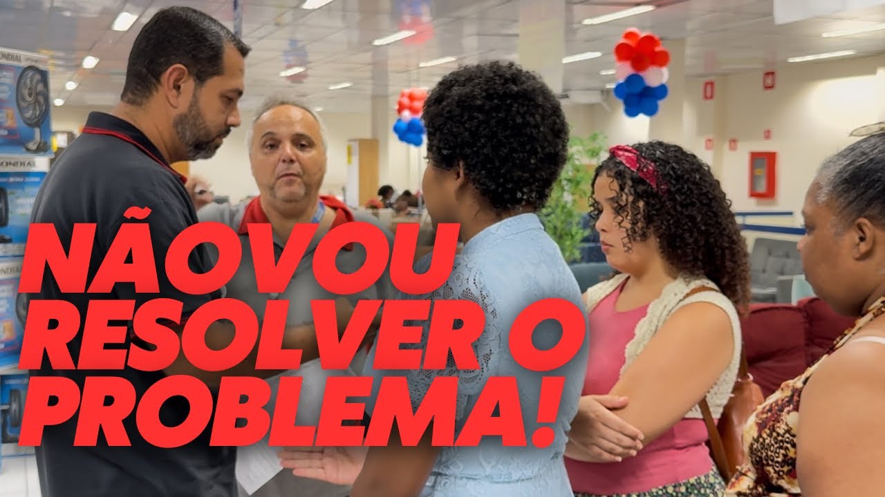 GERENTE das CASAS BAHIA se NEGa Resolver PROBLEMA da consumidora