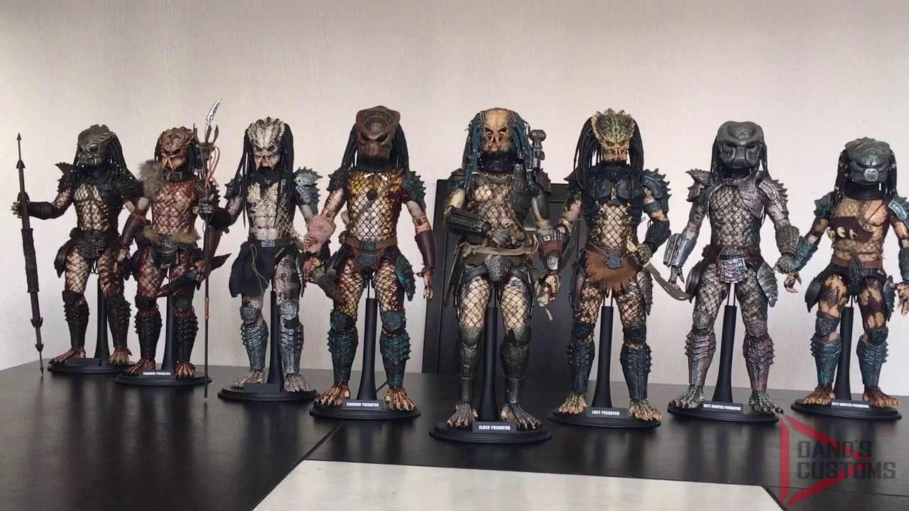 Hot Toys Predator 2 - Full Tribe