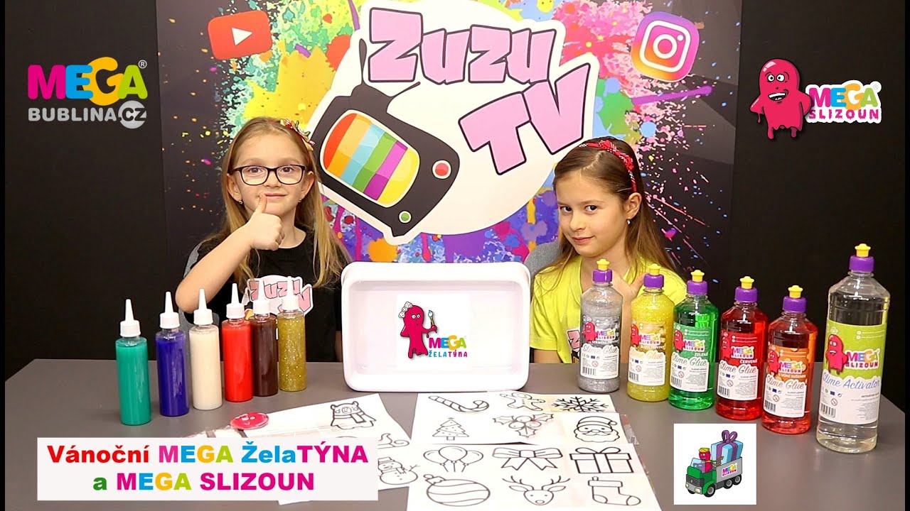 ZuzuTV uvádí Vánoční MEGA ŽelaTÝNA a MEGA Slizoun 🎄⚗️