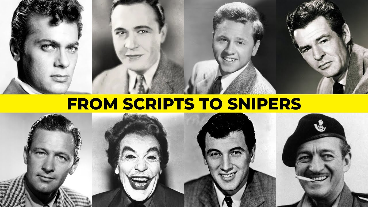 🎖️True Warriors of WWII 50 Actors Who Left the Screen to Fight