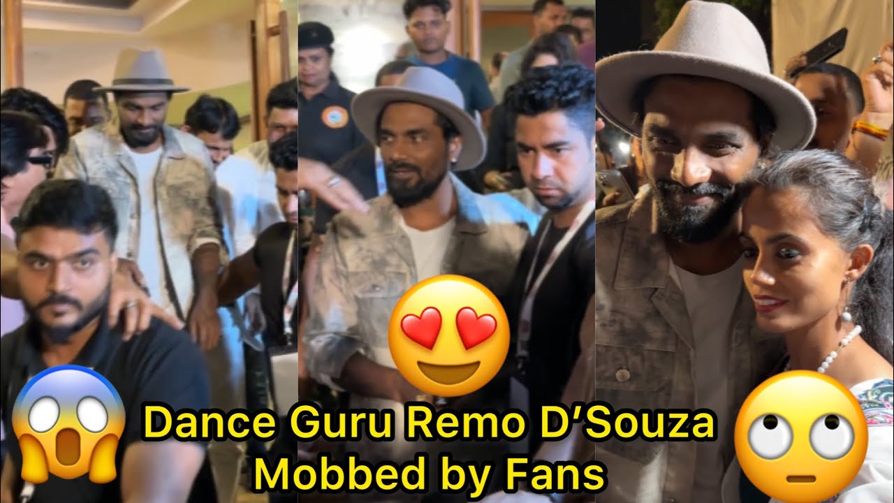 Dance Guru Remo D&rsquo;Souza Mobbed by His Fans Caught Media