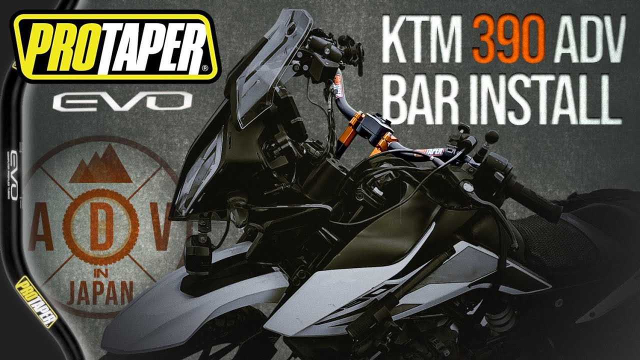 KTM 390 Adventure | Protaper EVO Stock KTM Handlebar Install | ADVinJapan #64