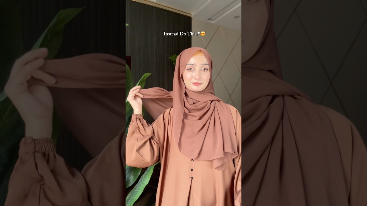 Best Hijab style for round face hijabis #shorts #shortsvideo #shortviral #youtubeshorts #youtube