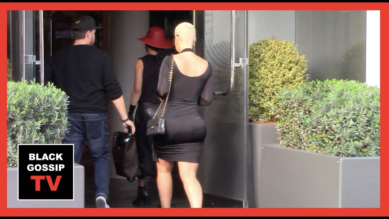 Amber Rose Flaunts Her Assets in Hollywood!