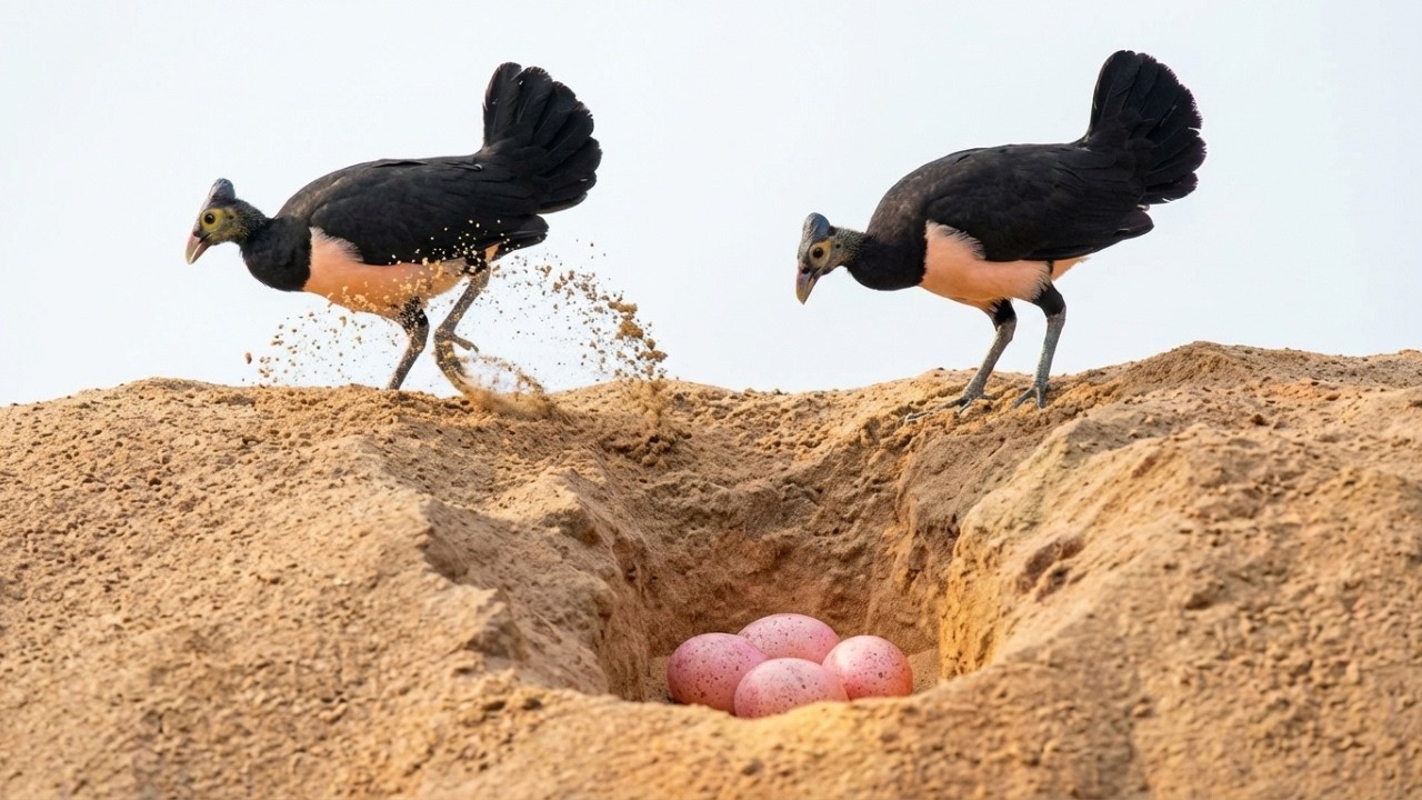 Maleo Bird Survival: 199 Days Buried Under Volcanic Sand (Full Process Documentary)