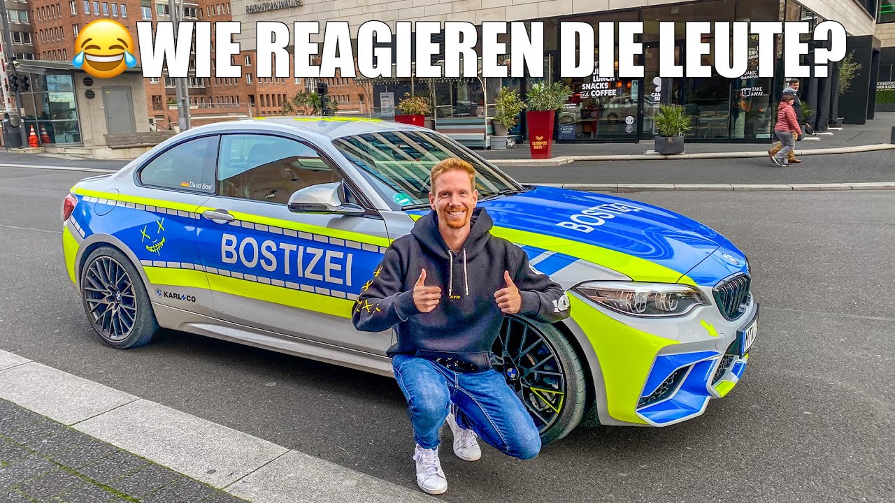 MIT DEM POLIZEI BMW M2 DURCH DIE STADT