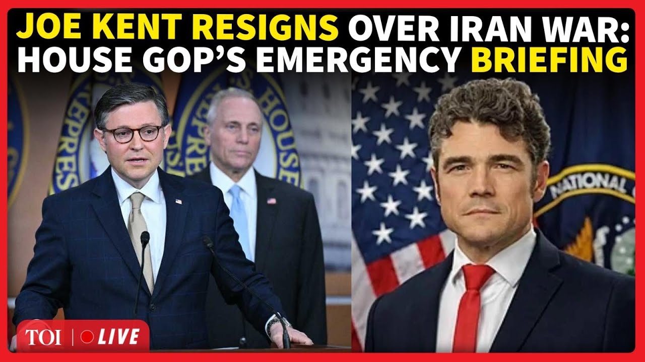 House GOP LIVE | Mike Johnson Alarms As US Counterterrorism Centre Chief Kent Quits Over Iran War