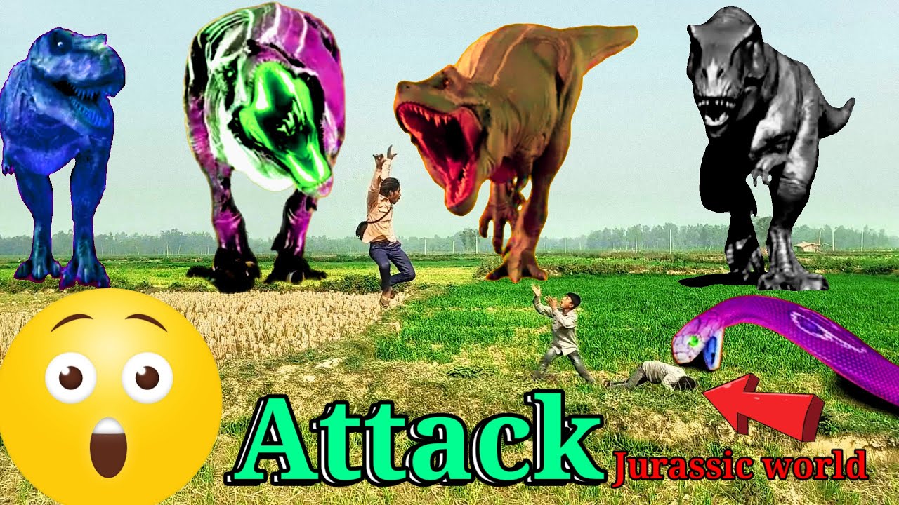 T-Rex Dinosaurs of Jurassic world New (2026) ln Dinosaurs l Dinosaurs Ka Hamla ln reel life 