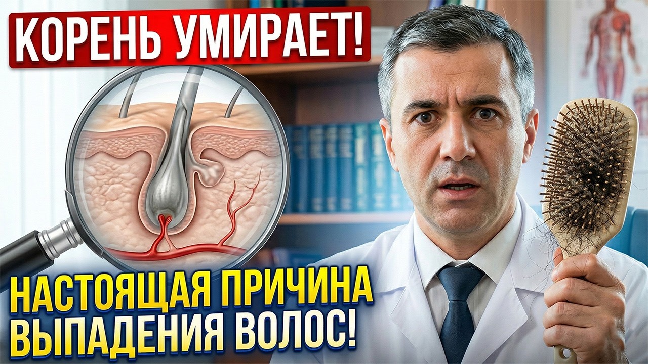 ☢️ ТВОЙ ОРГАНИЗМ ПОЖИРАЕТ САМ СЕБЯ! НАСТОЯЩАЯ ПРИЧИНА ВЫПАДЕНИЯ ВОЛОС! 😱