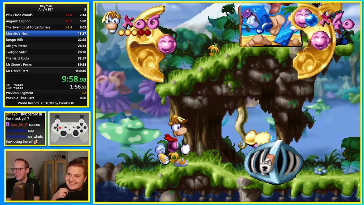 Rayman 1 100% 2p1c Thextera_ & kronkie10 