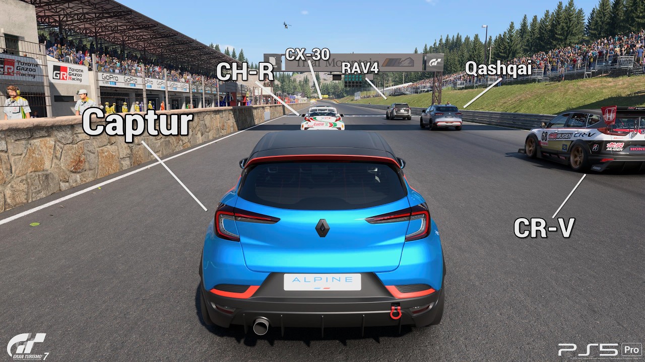 Gran Turismo 7 | Renault Captur S Tuned Vs SUV & CUV Tuned (RAV4, CR-V, CX-30 & More) [PS5Pro]