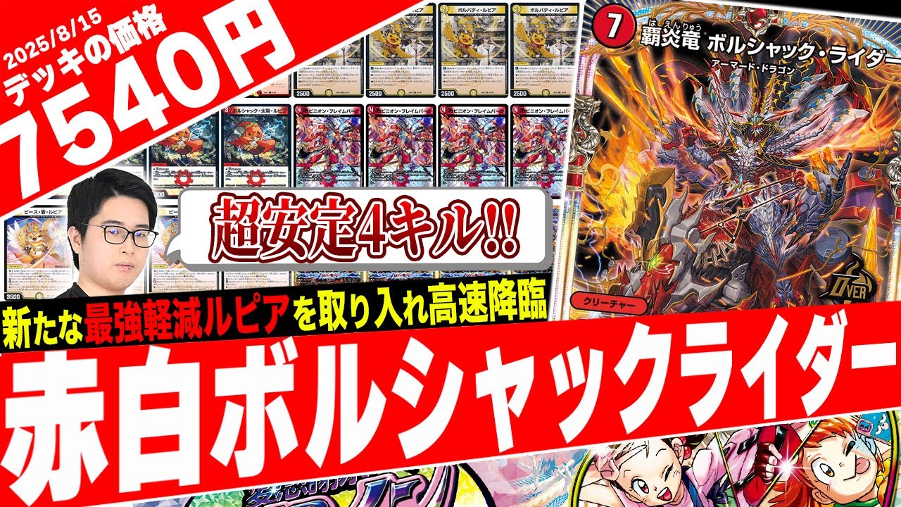 軽減！軽減！大軽減によって2マナで登場する《ボルシャック・ライダー》が強過ぎる‼️1ターンで大量展開する