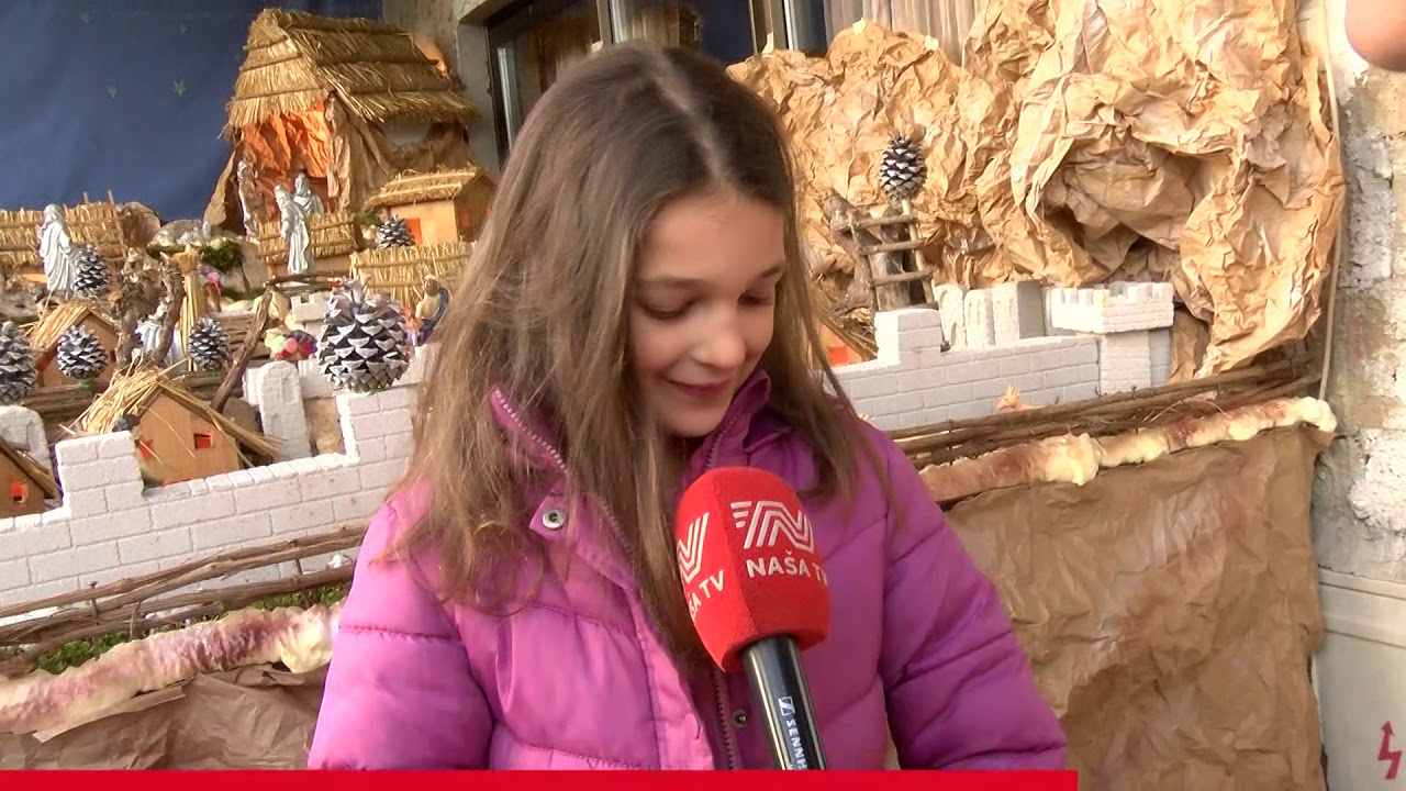 NAŠA TV | BOŽIĆNE JASLICE OBITELJI KOVAČIĆ
