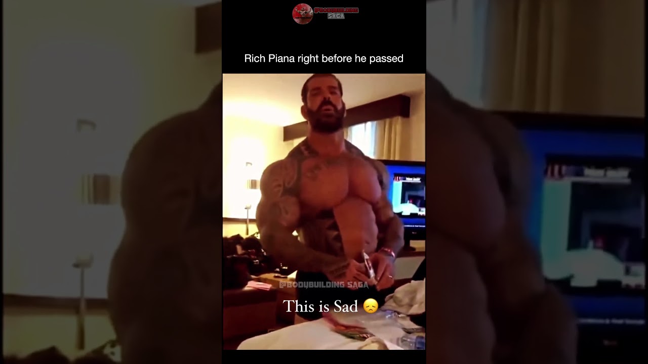 Rich Piana last records right before he passed away😰😭 #bodybuilding #viral #shorts #richpiana