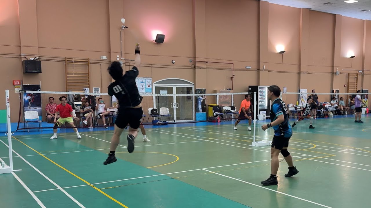 Art / Mugz VS Joey / Cris Edd - GSQ Good Shots Qatar - Badminton Queuing - Doha, Qatar