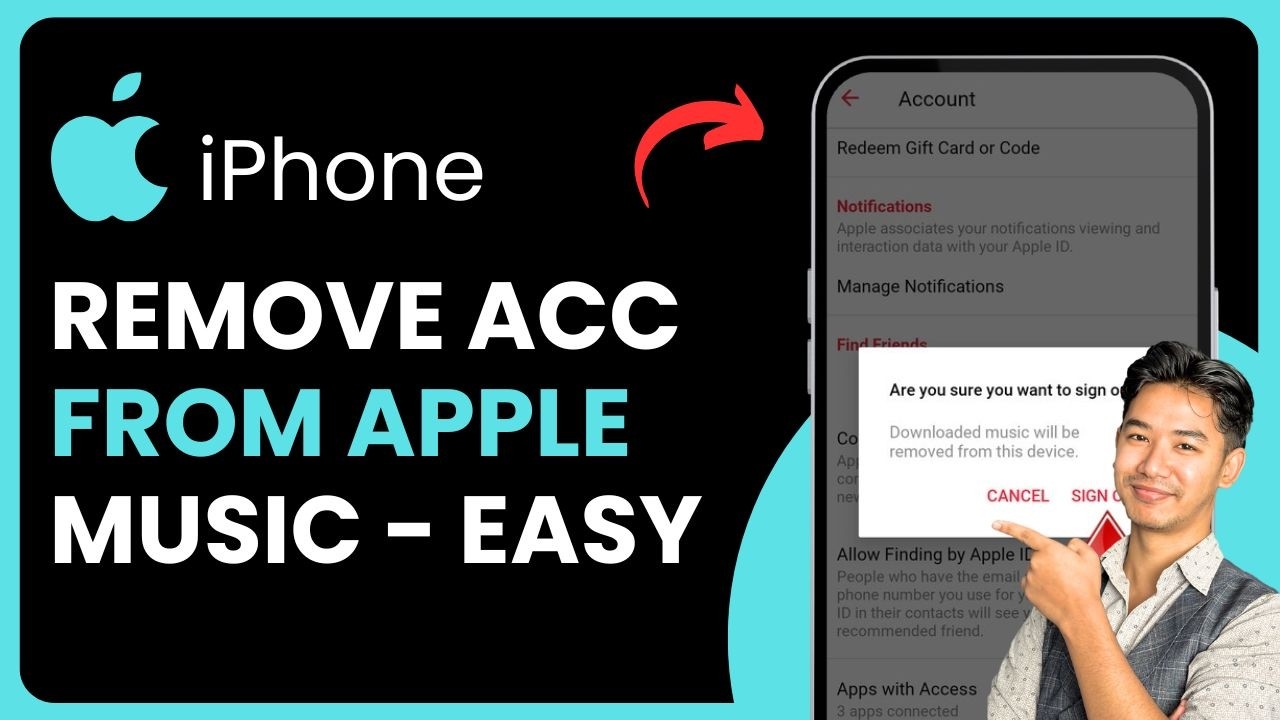 How to Remove Your Account from Apple Music (Step-by-Step)