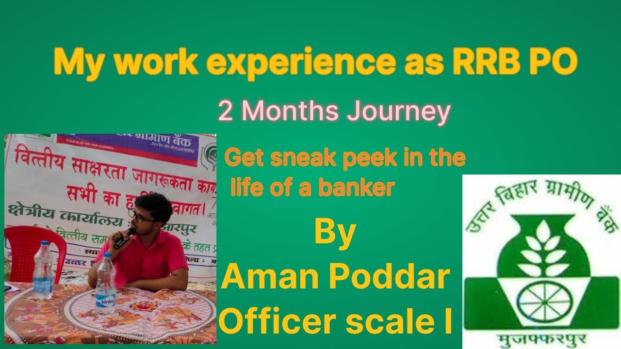 What does a new RRB PO do? My two months work experience #banking #rrbpo #rrbclerk