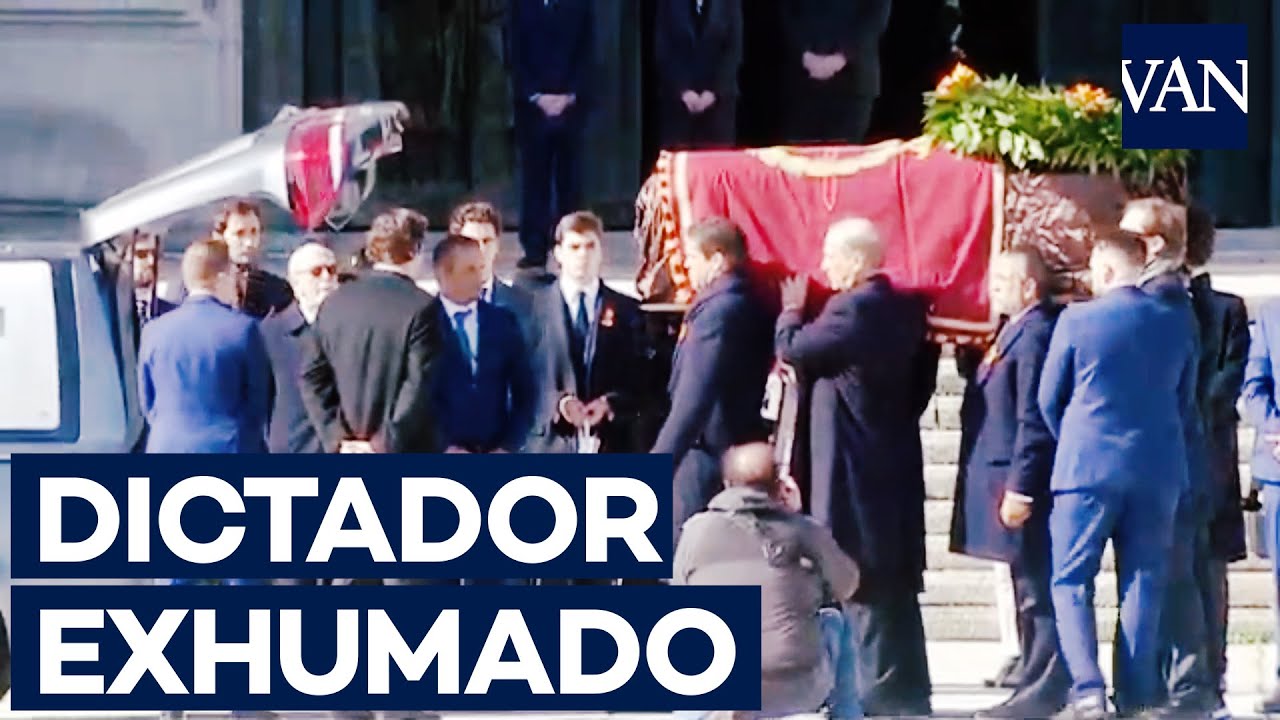 Sacan al dictador Francisco Franco del Valle de los Caídos