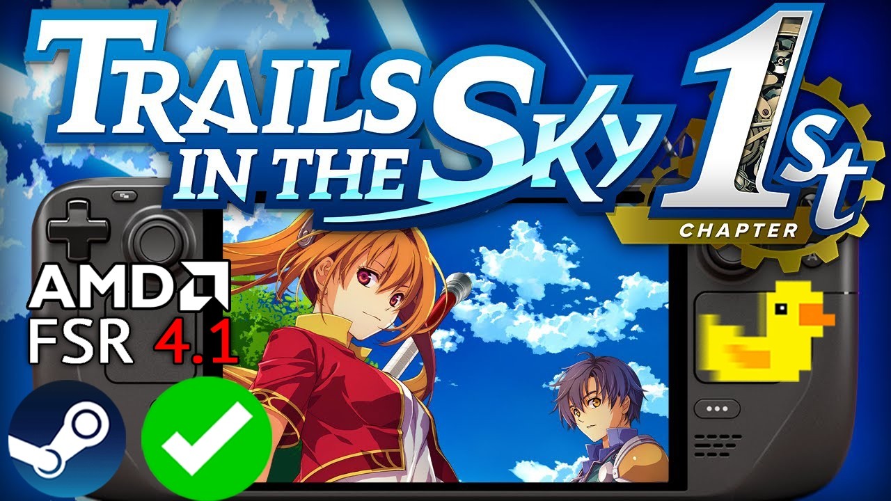 TRAILS IN THE SKY 1ST CHAPTER Steam Deck: FSR 4.1 + Lossless Scaling Performance Test